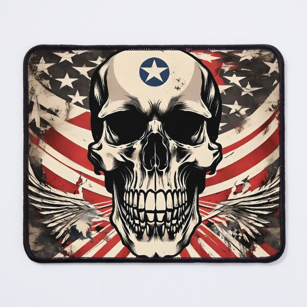 Item preview, Skull stripes and stars designed and sold by TebyArt.