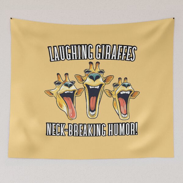 Item preview, Laughing Giraffes Neck-Breaking Humor designed and sold by Molineriani.