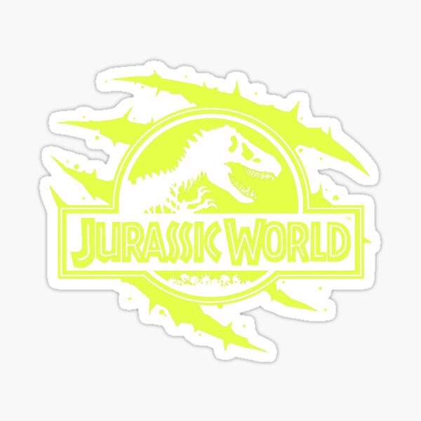 Jurassic World Logo Sticker