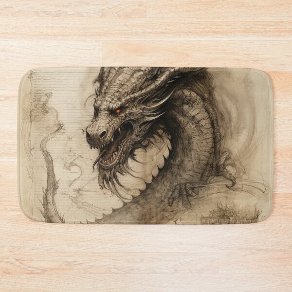 Item preview, Old Ancient Drawings of Dragons  designed and sold by BrandonArtWorld.