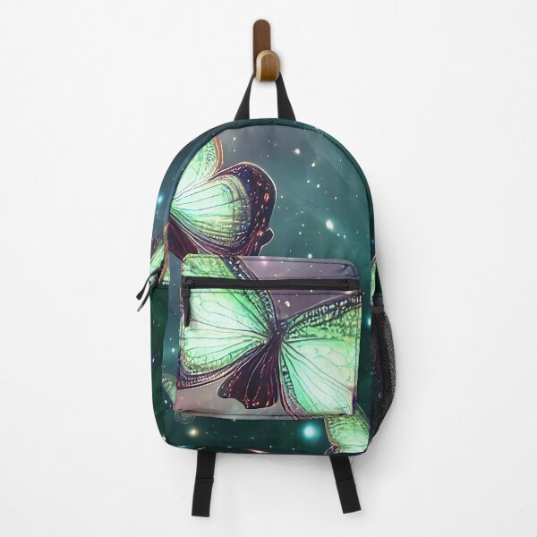 Item preview, Discover Celestial Tranquility with Our Glowing Butterfly Cosmos Tote Bag - (Green Variant 4) designed and sold by TribalNative.