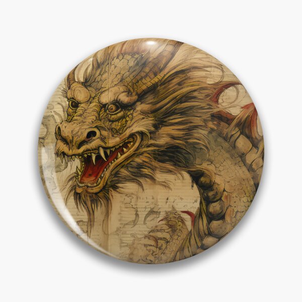 Item preview, Old Ancient Drawings of Dragons  designed and sold by BrandonArtWorld.