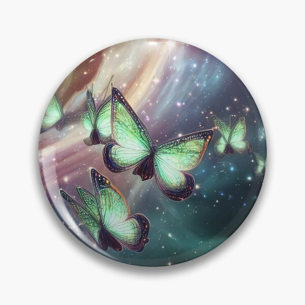 Item preview, Discover Celestial Tranquility with Our Glowing Butterfly Cosmos Tote Bag - (Green Variant 4) designed and sold by TribalNative.