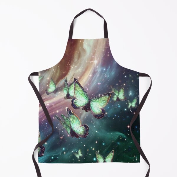 Item preview, Discover Celestial Tranquility with Our Glowing Butterfly Cosmos Tote Bag - (Green Variant 4) designed and sold by TribalNative.