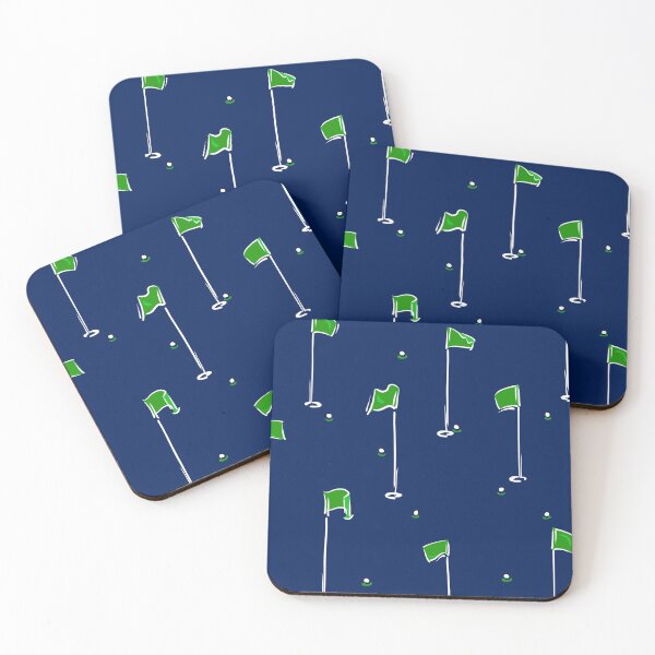 Item preview, Golf Puttin’ on the Green | Navy + Emerald Green designed and sold by L Diane Johnson.