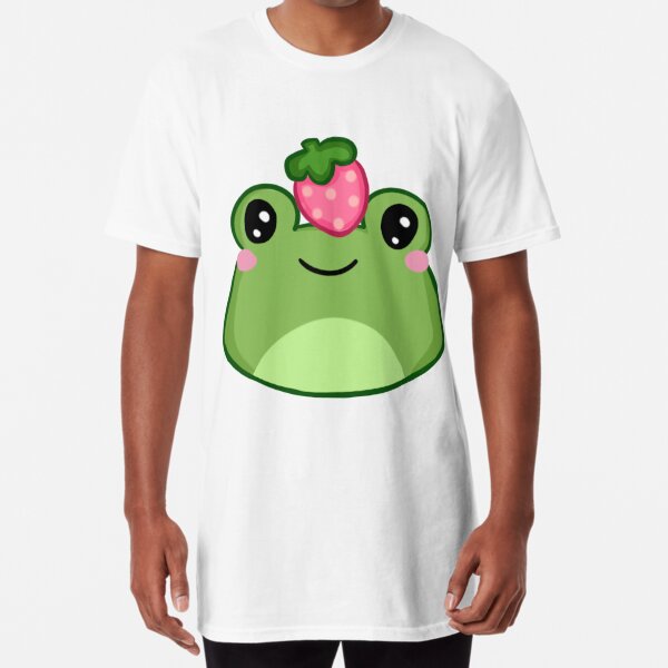 Cute Green Frog Crew Neck T-Shirt