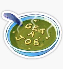 Get a Job - Spongebob Sticker