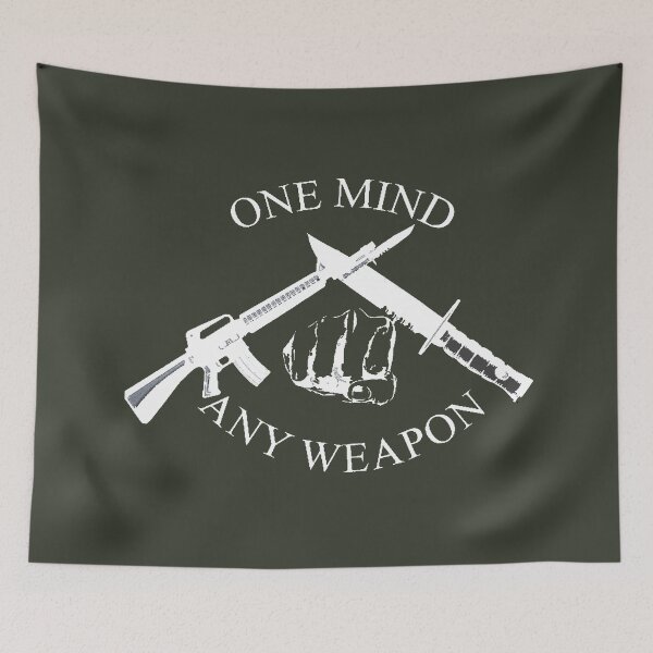Item preview, ONE MIND ANY WEAPON designed and sold by THE AMERICAN TEEVANGELIST.