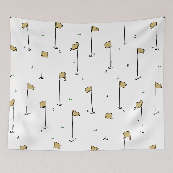 Item preview, Golf Puttin’ on the Green | Gold + Black + Emerald Green designed and sold by L Diane Johnson.
