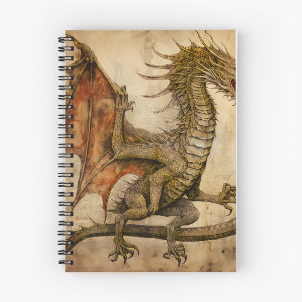 Item preview, Old Ancient Drawings of Dragons  designed and sold by BrandonArtWorld.