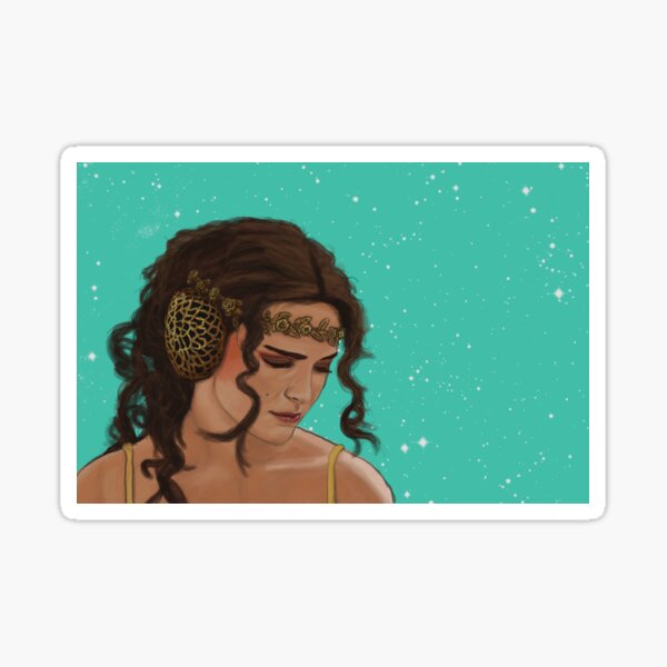 Vista previa del artículo con la obra «Senadora Padme Minty Fondo Turquesa», diseñado y vendido por nintendolover13.
