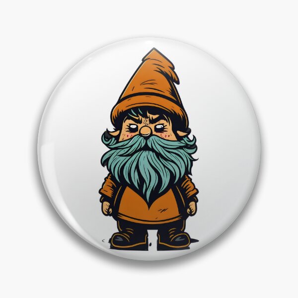 Item preview, Cute Cartoon Vintage Retro Colorful Gnome Design designed and sold by MoxieVibe.