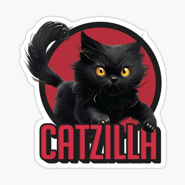 Vista previa del artículo con la obra «Catzilla», diseñado y vendido por olosra.