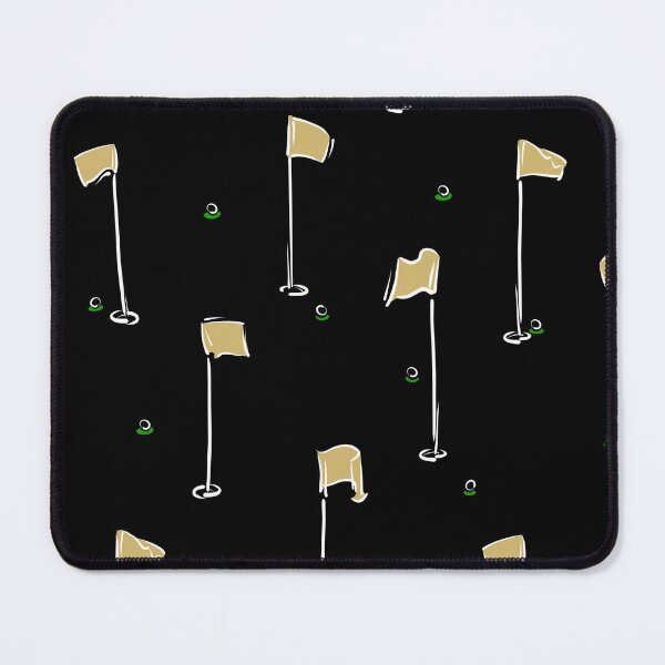 Item preview, Golf Puttin’ on the Green | Black + Gold + Emerald Green designed and sold by L Diane Johnson.