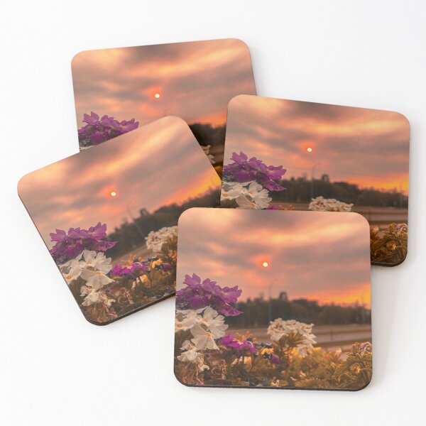 Item preview, Flowers with Sunset designed and sold by Momecap.