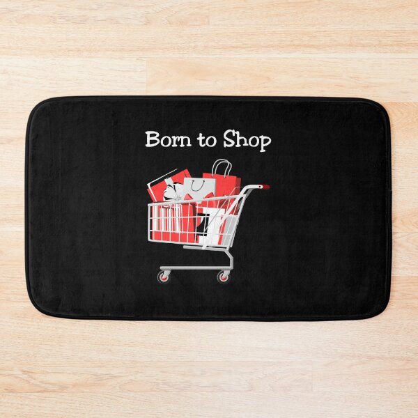 Item preview, Born to Shop Cart Dark Color designed and sold by TinyStarAmerica.