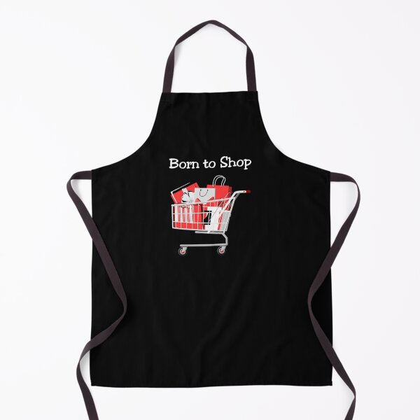 Item preview, Born to Shop Cart Dark Color designed and sold by TinyStarAmerica.