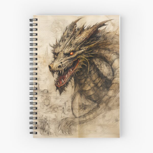 Item preview, Old Ancient Drawings of Dragons  designed and sold by BrandonArtWorld.