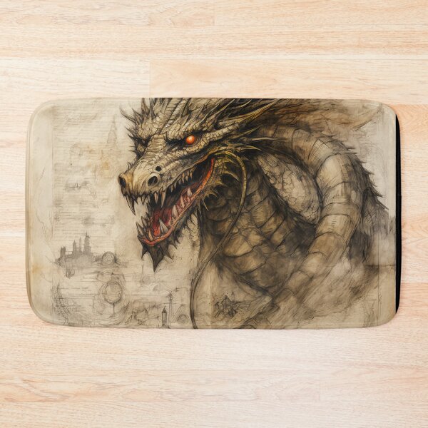 Item preview, Old Ancient Drawings of Dragons  designed and sold by BrandonArtWorld.