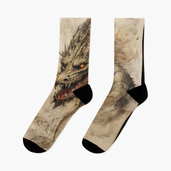 Item preview, Old Ancient Drawings of Dragons  designed and sold by BrandonArtWorld.