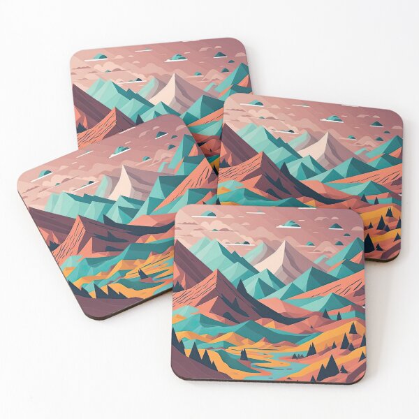 Item preview, Geometric Mountains designed and sold by Javier Narváez Solarte.