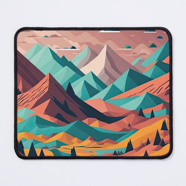 Item preview, Geometric Mountains designed and sold by Javier Narváez Solarte.