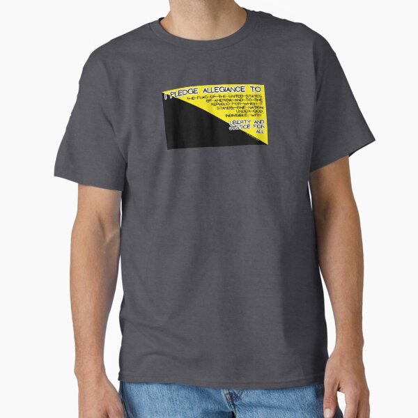 The Voluntaryist Pledge - Anarchist's Pledge of Allegiance Classic T-Shirt