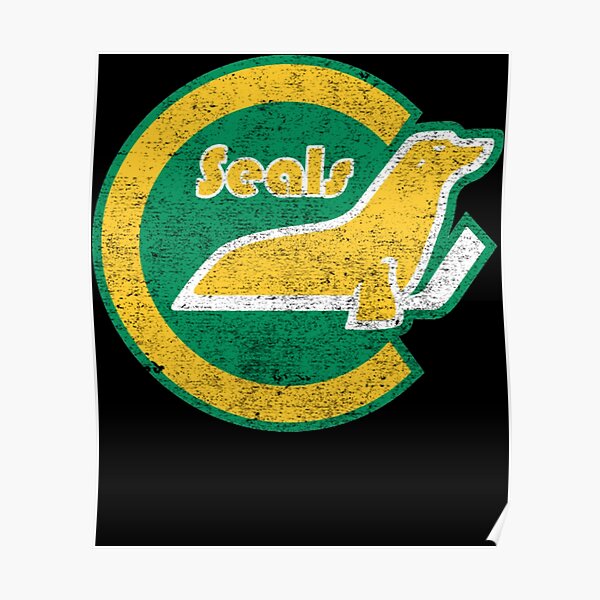 Oakland Seals (California Golden Seals) NHL Pro Hockey 1969 Season Generic  Game Poster