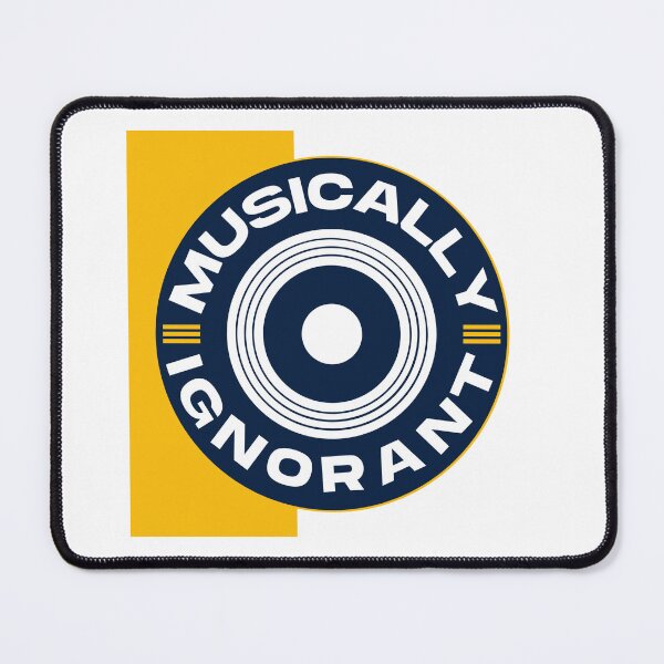Item preview, Musically Ignorant Logo designed and sold by rabbitholepods.