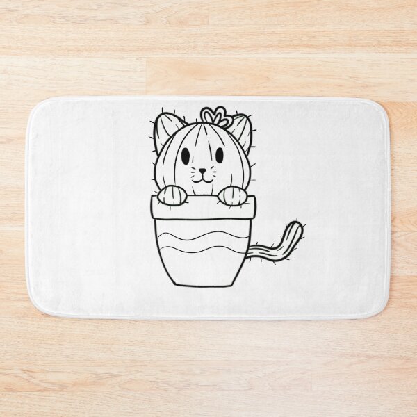 Item preview, Black and White Cat Cactus - "Catcus" designed and sold by ereardon0.