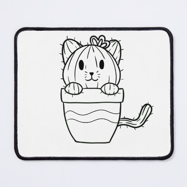 Item preview, Black and White Cat Cactus - "Catcus" designed and sold by ereardon0.