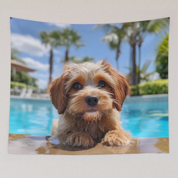 Item preview, Pool Cavoodle 1 designed and sold by Creative Shed Designs.
