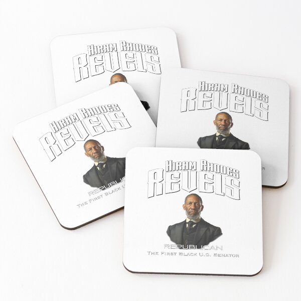 Item preview, Hiram Rhodes Revels: The First Black U.S. Senator designed and sold by The Levee Designs.