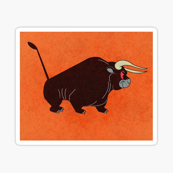 Toro the bull Sticker