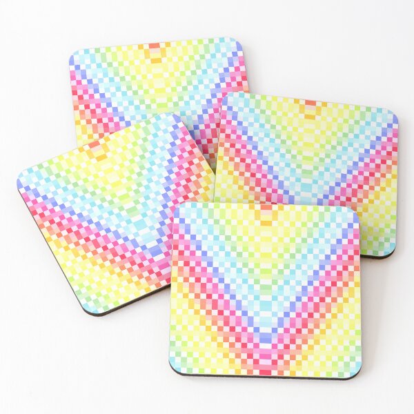 Item preview, Rainbow Chevron Pixel Fusion designed and sold by 2sweetsDesign.