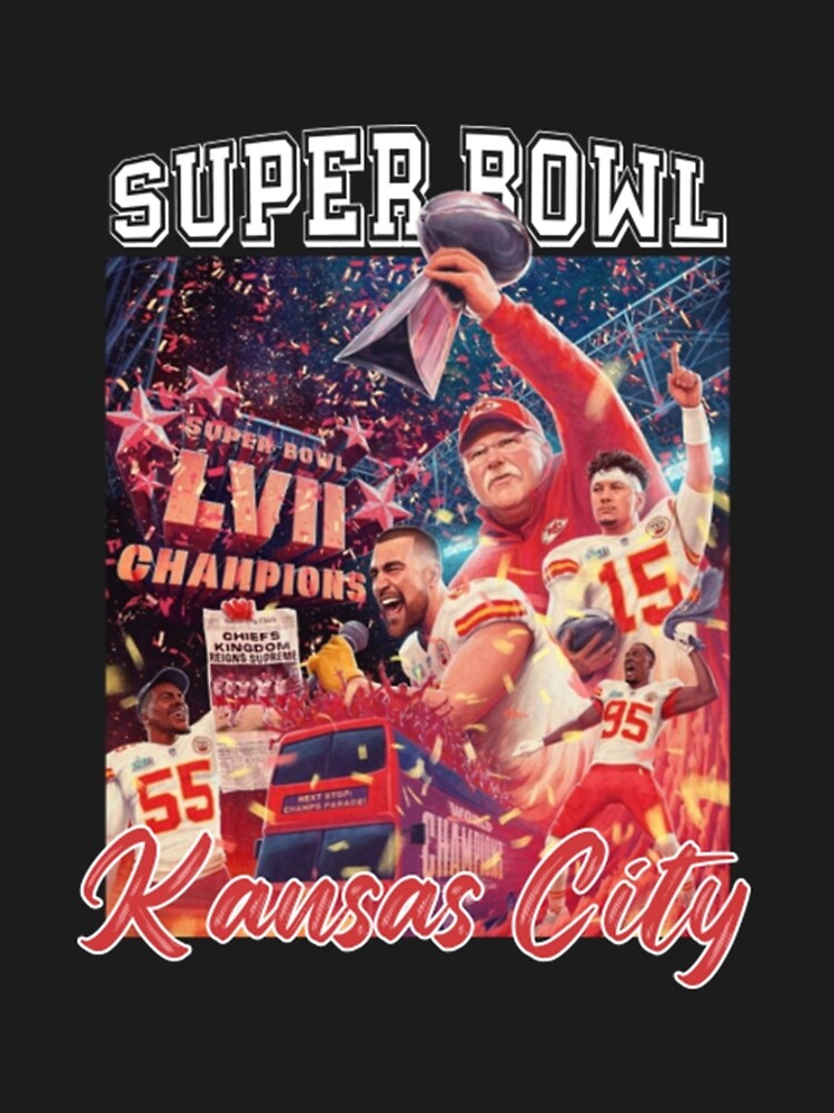 Kansas City Chiefs Champions  Fitted T-Shirt for Sale by WilliamHPerkins