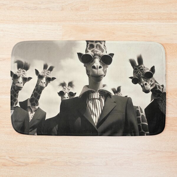 Item preview, The Elegance of Spots and Ties: Giraffes in Suits designed and sold by Brendon987.