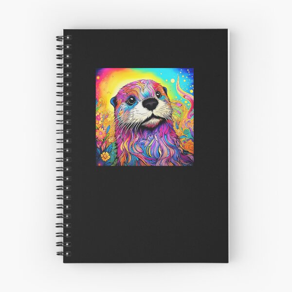 Artikelvorschau, Trippy psychedelisches cooles mehrfarbiges süßes Otter-Design entworfen und verkauft von AfterSchoolSpec.