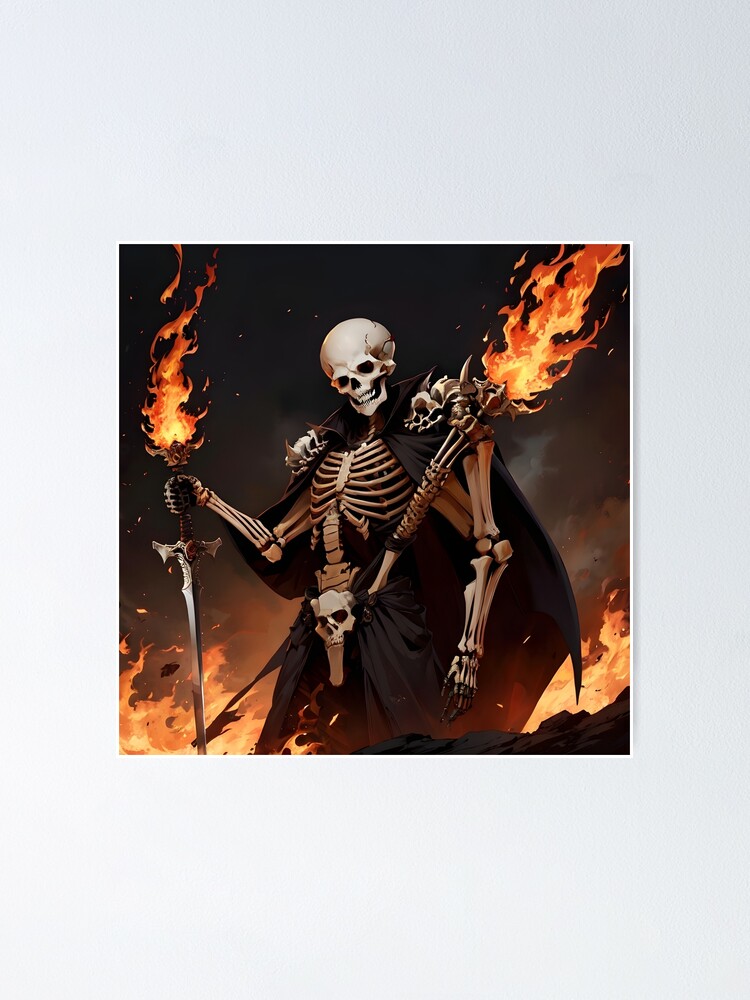 Anime Lucifer in the Gates of Hell Sticker for Sale by IdesignStudio77