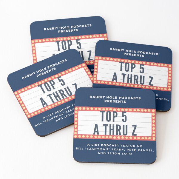 Item preview, Top 5 A Thru Z Logo designed and sold by rabbitholepods.