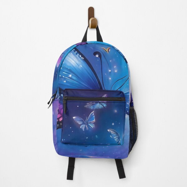 Item preview, Discover Celestial Tranquility with Our Glowing Butterfly Cosmos Tote Bag - (Blue Variant 2) designed and sold by TribalNative.