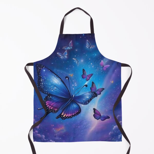 Item preview, Discover Celestial Tranquility with Our Glowing Butterfly Cosmos Tote Bag - (Blue Variant 2) designed and sold by TribalNative.