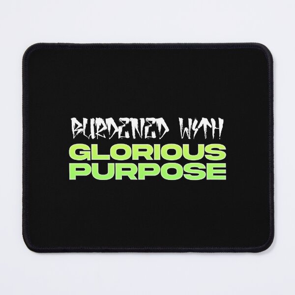 Item preview, Burdened With Glorious Purpose Green Quote Loki  designed and sold by doyle-rela.