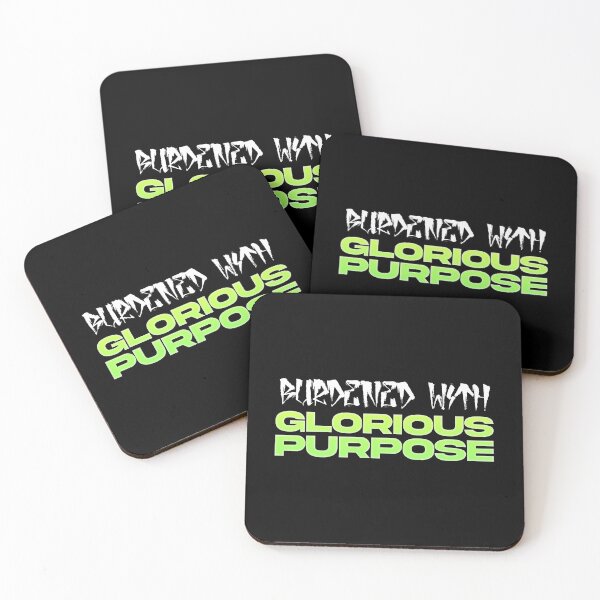 Item preview, Burdened With Glorious Purpose Green Quote Loki  designed and sold by doyle-rela.
