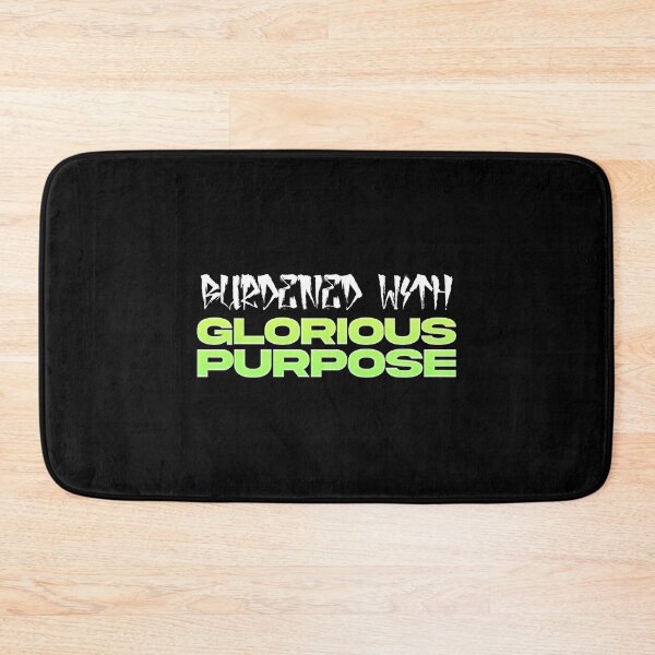 Item preview, Burdened With Glorious Purpose Green Quote Loki  designed and sold by doyle-rela.