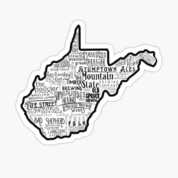 West Virginia Beer Stickers for Sale | Redbubble