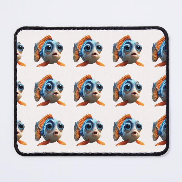 Item preview, surprised fish designed and sold by TodoDecoArt.