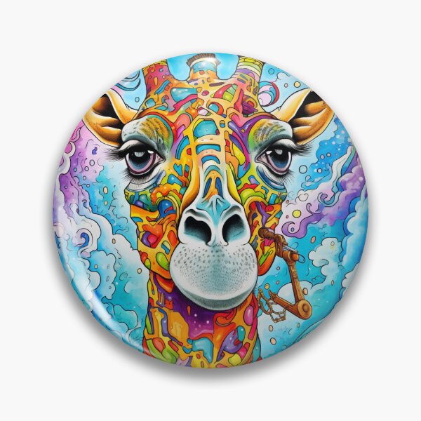 Artikelvorschau, Trippy Cooles mehrfarbiges Giraffen-Design entworfen und verkauft von AfterSchoolSpec.