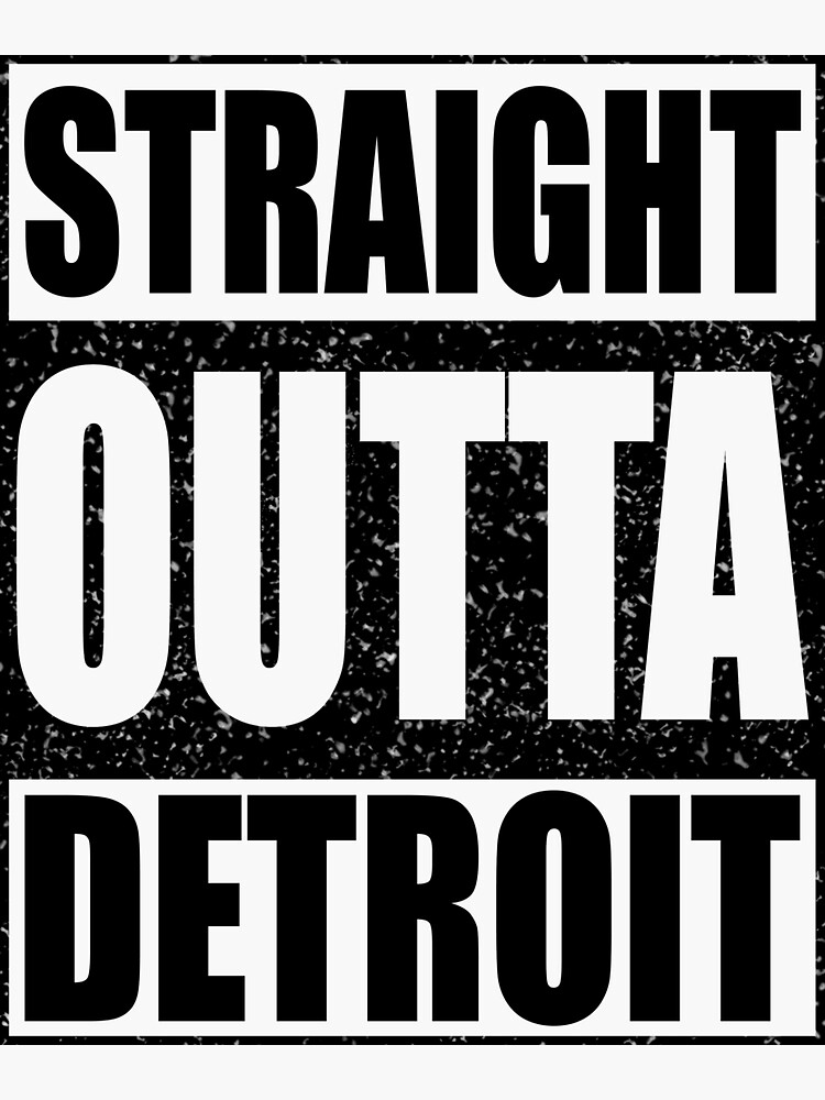 Detroit vs Everybody Sticker for Sale by heeheetees