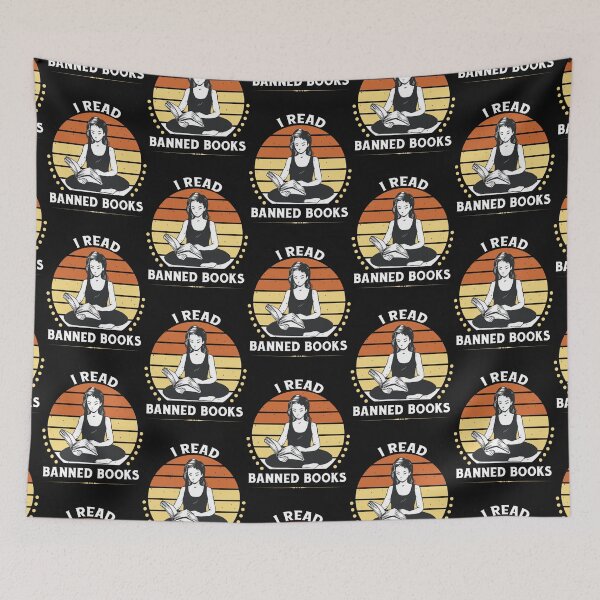 Item preview, I Read Banned Books Week Librarian Freadom Reader Nerd designed and sold by TheLadyDopth.
